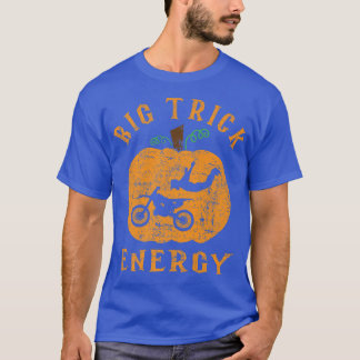 Dirt Bike Motocross Halloween Pumpkin Jack O Lant T-Shirt