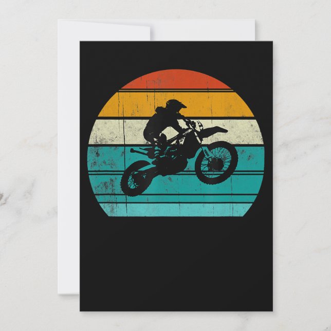 Dirt Bike Motocross Motorrad Geschenk für Männer (Vorderseite)