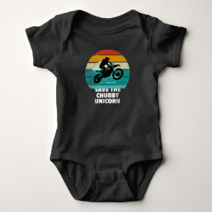 Dirt Bike Motocross Motorrad Geschenk für Männer Baby Strampler
