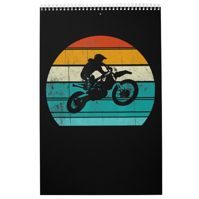 Dirt Bike Motocross Motorrad Geschenk für Männer Kalender (Titelbild)