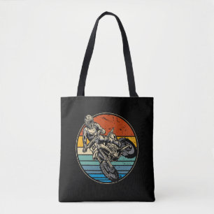 Dirt Bike Motocross Motorrad Vintag Retro Tasche