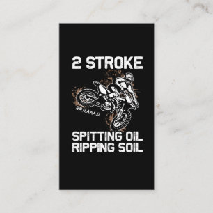 Dirt Bike Motocross Offroad Motorrad Sport Visitenkarte