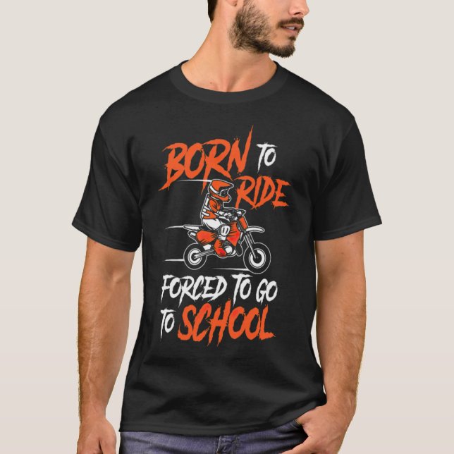 Dirt Bike Motorcross MX Rad T-Shirt (Vorderseite)