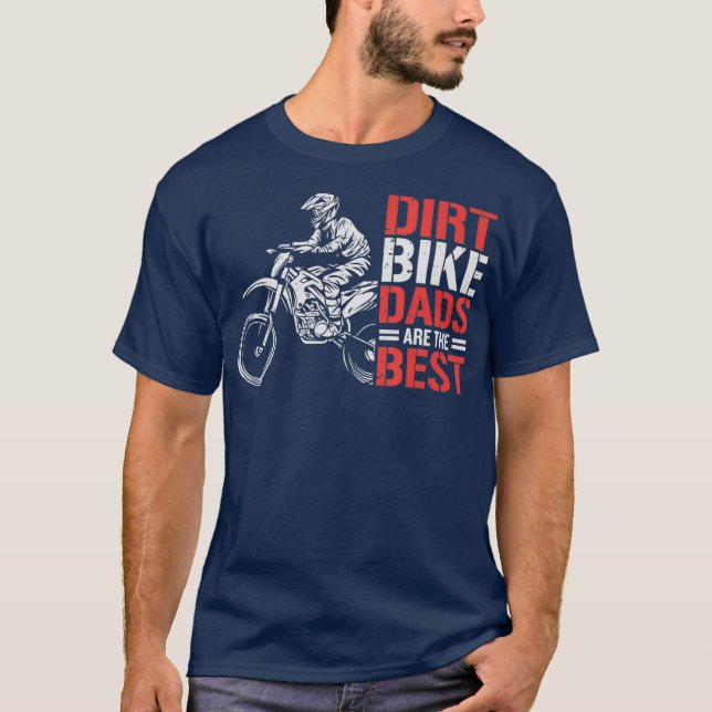 Dirt Bike Motorrad Dirtbike Vater Dirtbikes T-Shirt (Vorderseite)