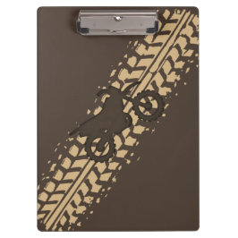 Dirt Bike Mud Klemmbrett
