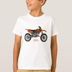 Dirt bike off-road motorrad / motocross-Cartoon T-Shirt
