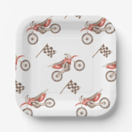Dirt Bike Party Paper Teller | Teller von Fahrradp