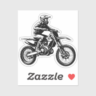 Dirt Bike Rider Aufkleber