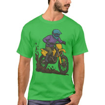 Dirt Bike Rider in Aktion