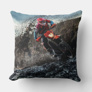 Dirt Bike Rider Kissen