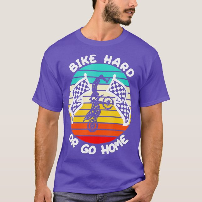 Dirt Bike Rider Supercross Motocross Bike Harte T-Shirt (Vorderseite)
