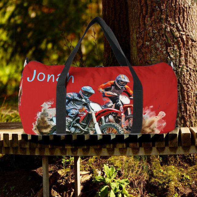 Dirt Bike Riders Motocross Rennen Duffle Bag (Von Creator hochgeladen)