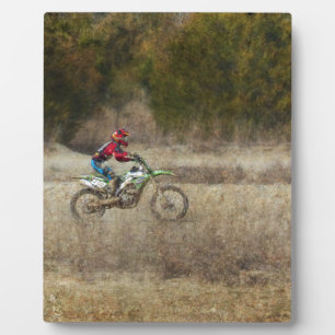 Dirt Bike Riding Fotoplatte