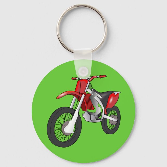 Dirt Bike Schlüsselanhänger (Vorderseite)