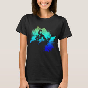 Dirt Bike und Motocross Grafik Design T-Shirt