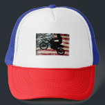 Dirt Bike USA Flag T - Shirt Motocross American Fl Truckerkappe<br><div class="desc">Dirt Bike USA Flag T - Shirt Motocross American Flag Shirt</div>