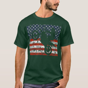 Dirt Bike Vintager Racer Motocross T-Shirt