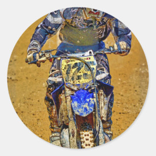 Dirt-Biking Moto-X Champ Designer #Gift Runder Aufkleber