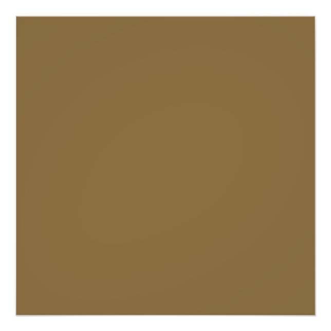 Dirt Brown (Vollfarbe) Fotodruck (Vorne)