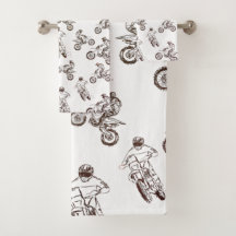 Dirt Cross Badezimmerhandtuch Set