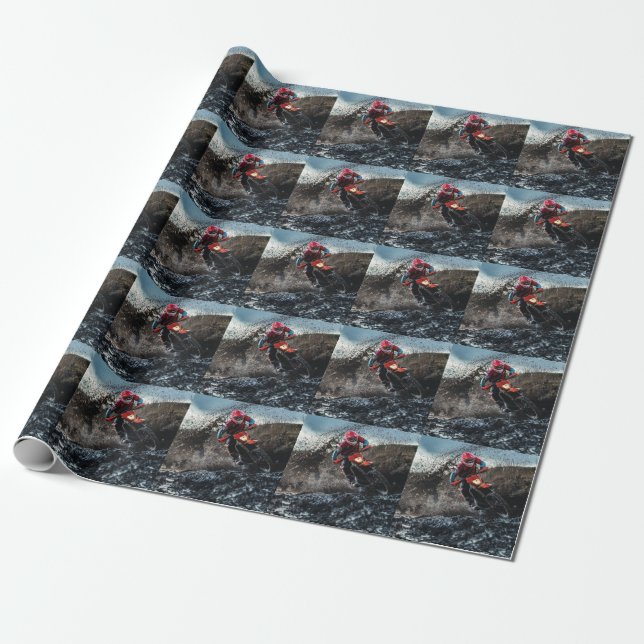 Dirt Rad-Reiter-Kissen Geschenkpapier (Ungerollt)