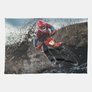 Dirt Rad-Reiter-Kissen Geschirrtuch