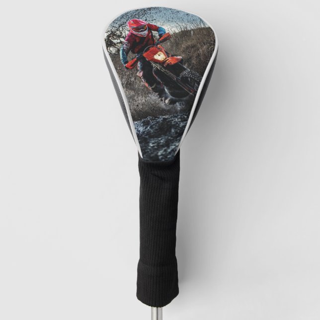 Dirt Rad-Reiter-Kissen Golf Headcover (Vorderseite)