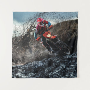 Dirt Rad-Reiter-Kissen Wandteppich