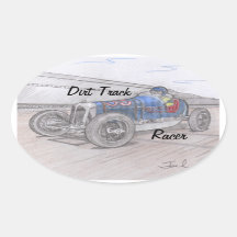 DIRT TRACK RACER-Aufkleber (4)