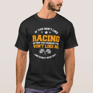 Dirt Track Racing Automobil MX Motocross Rennwagen T-Shirt