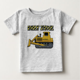 Dirt Zone (Bulldozer) - Baby Fine Jersey T - Shirt