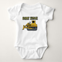 Dirt Zone (Bulldozer) - Baby Jersey Bodysuit 