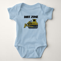 Dirt Zone (Bulldozer) - Baby Jersey Bodysuit 