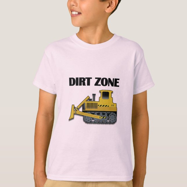 Dirt Zone (Bulldozer) - Kids' Basic T - Shirt (Vorderseite)