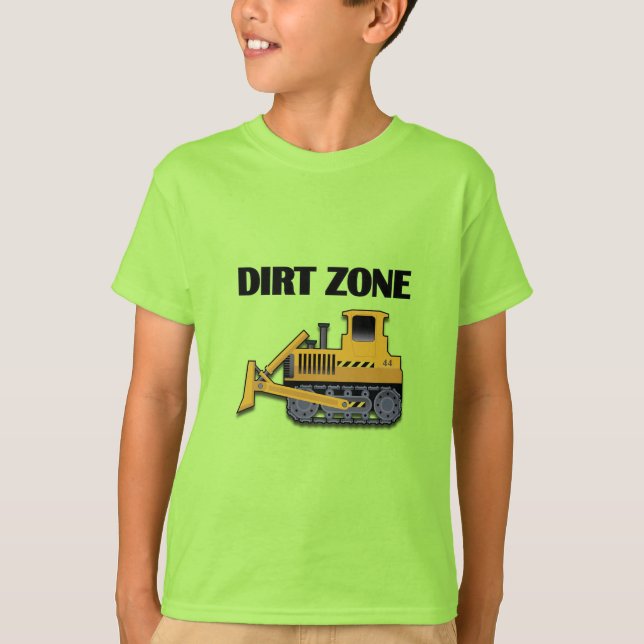 Dirt Zone (Bulldozer) - Kids' Basic T - Shirt (Vorderseite)