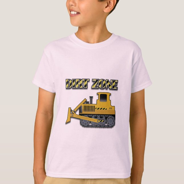 Dirt Zone (Bulldozer) - Kids' Basic T - Shirt (Vorderseite)