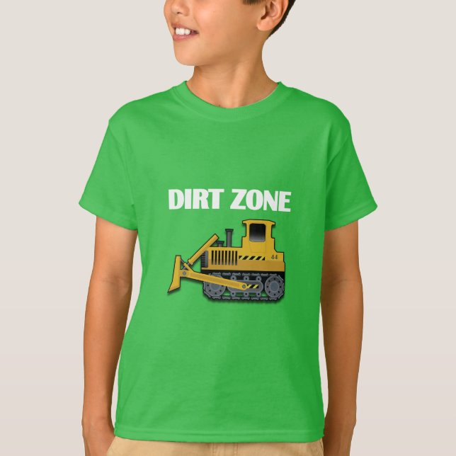 Dirt Zone (Bulldozer) - Kids' Basic T - Shirt (Vorderseite)