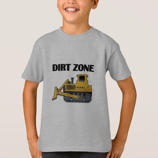 Dirt Zone (Bulldozer) - Kids' Basic T - Shirt (Vorderseite)