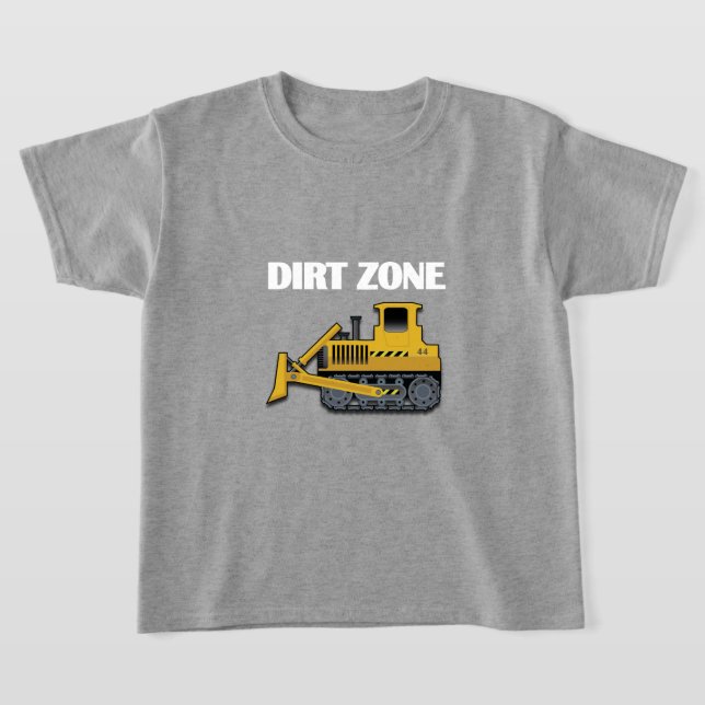Dirt Zone (Bulldozer) - Kids' Basic T - Shirt (Ablage )