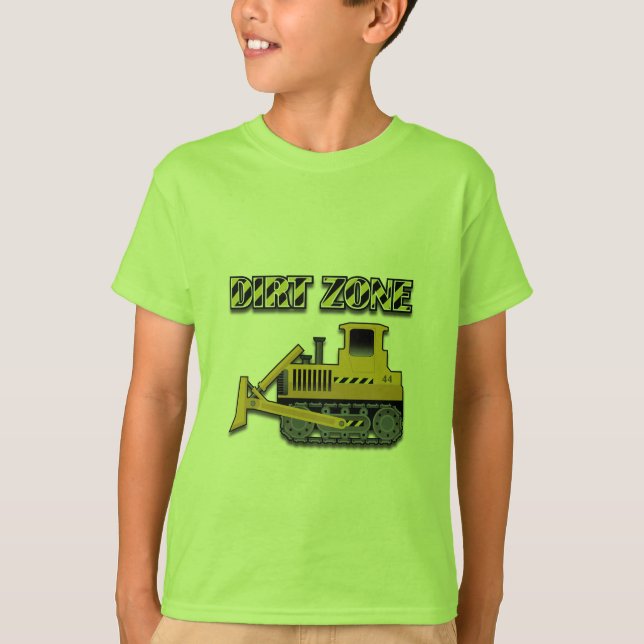 Dirt Zone (Bulldozer) - Kids' Basic T - Shirt (Vorderseite)