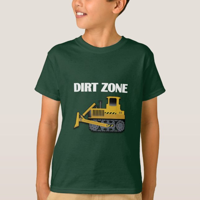 Dirt Zone (Bulldozer) - Kids' Basic T - Shirt (Vorderseite)