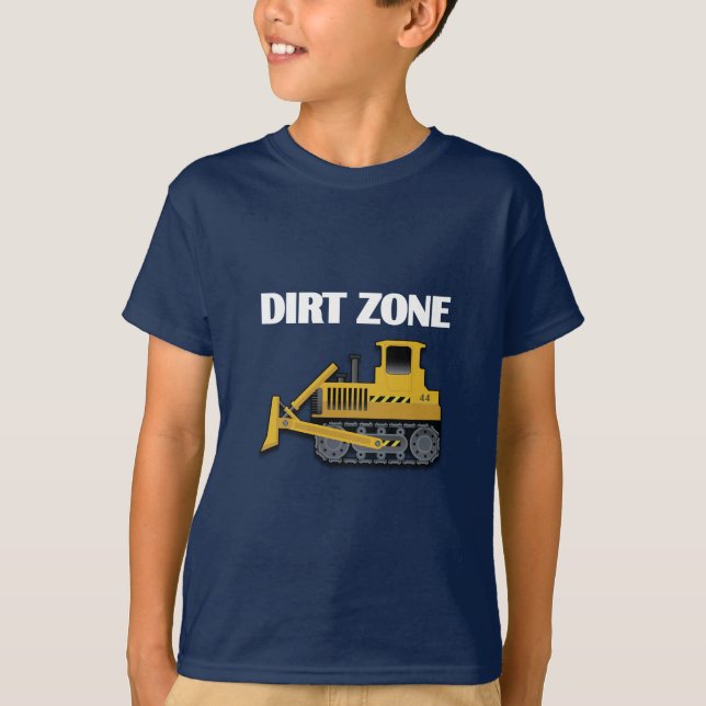 Dirt Zone (Bulldozer) - Kids' Basic T - Shirt (Vorderseite)