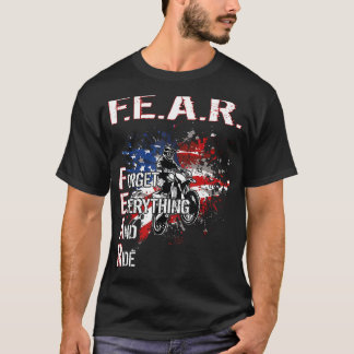 Dirtbike Motocross Vergessen Sie alles und fahren  T-Shirt