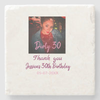 Dirty 30 Geburtstag hinzufügen Name pink hinzufüge
