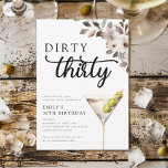 Dirty 30. Geburtstag Party Einladung<br><div class="desc">Dirty 30. Geburtstagsfeier Party Einladung</div>