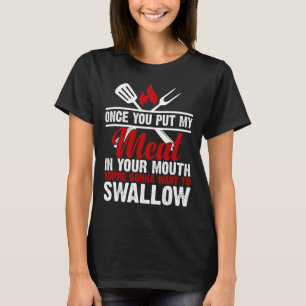 Dirty Adult Fleisch in Ihrem Mund Funny Fleisch Gr T-Shirt