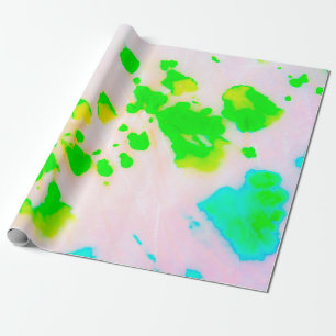 Dirty Art Graffiti. Abstraktes Dekor Sunny Ikat Geschenkpapier