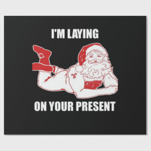 Dirty Bad Naughty Santa Geschenkpapier