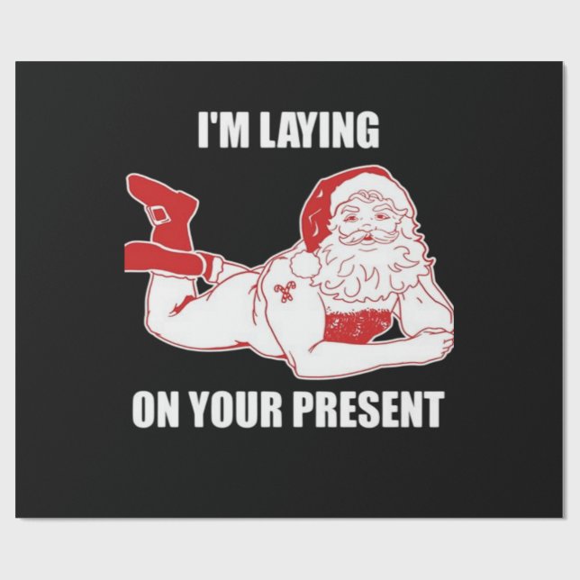 Dirty Bad Naughty Santa Geschenkpapier (Flach)