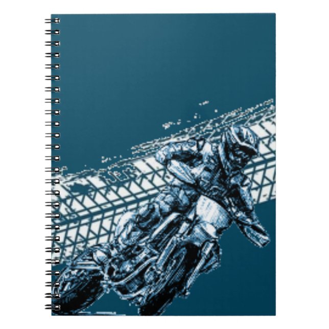 Dirty Bike Notizblock (Vorderseite)